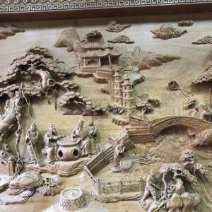 Tranh Gỗ Đồng Quê Nét Xưa [62,000,000] (2)