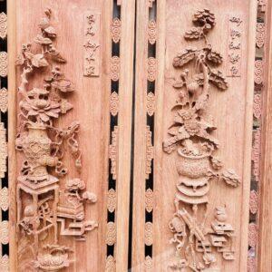 Tranh Gỗ Tứ Bình Bốn Mùa Gỗ Hương Đá Khung Kép [15,500,000] (2)