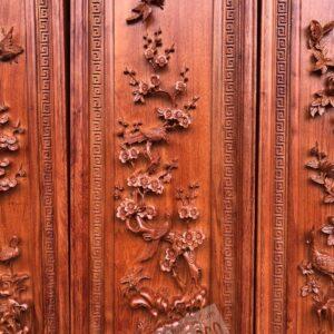 Tranh Gỗ Tứ Quý Khung Kép Gỗ Hương Đá Cực Đẹp [15,500,000] (5)