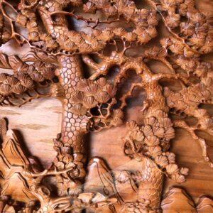 Tranh Gỗ Tùng Nghênh Khách [39,500,000] (3)