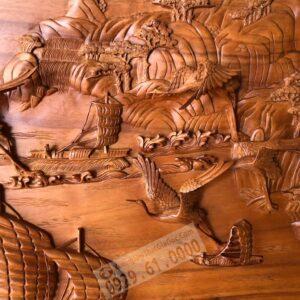 Tranh Gỗ Tùng Nghênh Khách [39,500,000] (4)