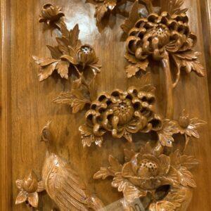 Tranh gỗ Tứ Quý đục tay cực đẹp [19,000,000] (6)