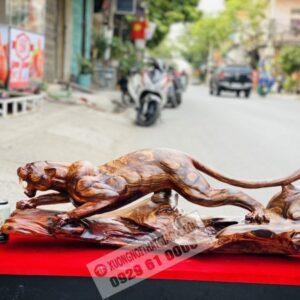 Tượng Báo Săn Mồi Gỗ Sụn Cẩm Chỉ Ngang 88cm [8,900,000] (4)