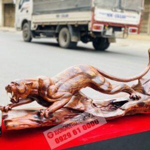 Tượng Báo Săn Mồi Gỗ Sụn Cẩm Chỉ Ngang 88cm [8,900,000] (5)