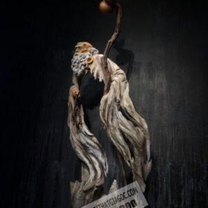 Tượng Đạt Ma Tâm Rỗng Gỗ Long Não Cao 2m13 [36,500,000] (3)