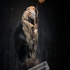 Tượng Đạt Ma Tâm Rỗng Gỗ Long Não Cao 2m13 [36,500,000] (5)