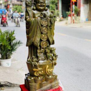 Tượng Di Lặc Chúc Phúc Cao 70 gỗ Hương [10,200,000] (2)