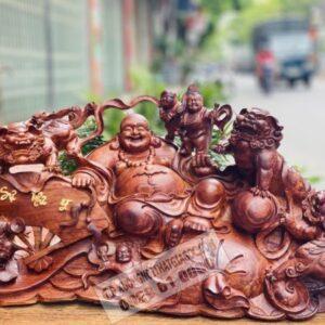 Tượng Di Lặc Ngũ Phúc Gỗ Cẩm [17,800,000] (3)