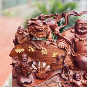 Tượng Di Lặc Ngũ Phúc Gỗ Cẩm [17,800,000] (4)
