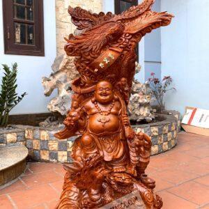 Tượng Di Lặc Tứ Linh Ngũ Phúc Gỗ Hương Ta [14,000,000] (3)