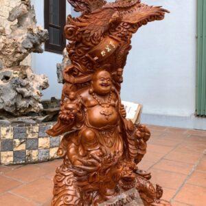 Tượng Di Lặc Tứ Linh Ngũ Phúc Gỗ Hương Ta [14,000,000] (6)