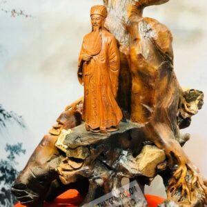 Tượng Gỗ Khổng Minh Tiên Sinh Dưới Tán Tùng [28,000,000] (6)