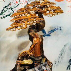 Tượng Gỗ Khổng Minh Tiên Sinh Dưới Tán Tùng [28,000,000] (7)