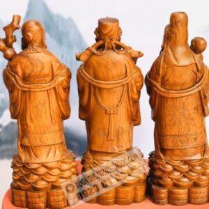 Tượng Gỗ Phúc Lộc Thọ – Tam Đa Gỗ Hương [19,600,000] (6)