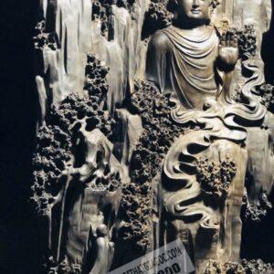 Tượng Nhất Tâm Bái Phật Gỗ Âm Trầm Cao 90cm [21,000,000] (4)