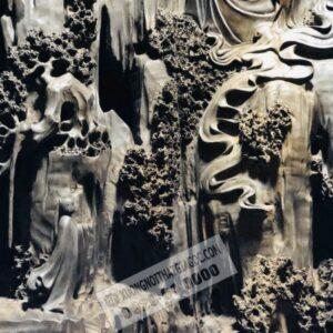 Tượng Nhất Tâm Bái Phật Gỗ Âm Trầm Cao 90cm [21,000,000] (6)