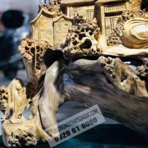 Tượng Nhất Tâm Bái Phật Gỗ Nhai Bách Cao 1m3 [31,000,000] (4)