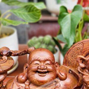 Tượng Phật Di Lặc Bê Thỏi Vàng bằng gỗ siêu đẹp [13,300,000] (6)