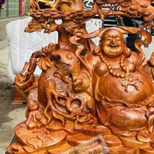 Tượng Phật Di Lặc Ngũ Phúc Ngồi Củ Sâm [24,600,000] (6)