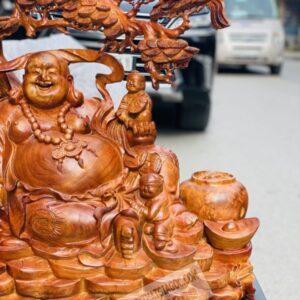Tượng Phật Di Lặc Ngũ Phúc Ngồi Củ Sâm [24,600,000] (7)