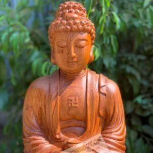 Tượng Phật Tổ A Di Đà Toạ Đài Sen cao 50 [4,500,000] (3)