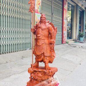 Tượng Quan Công Chống Đao Cao 80cm Hương Đá [6,800,000] (3)