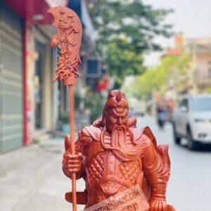 Tượng Quan Công Chống Đao Cao 80cm Hương Đá [6,800,000] (4)