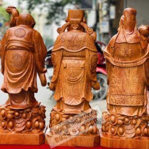 Tượng Tam Đa Phúc Lộc Thọ Đục Tay Nguyên Khối [21,500,000] (10)
