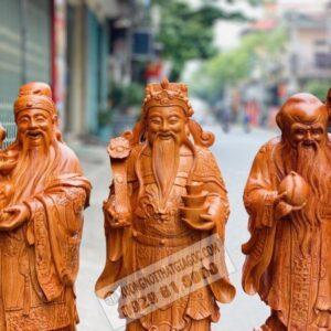 Tượng Tam Đa Phúc Lộc Thọ Đục Tay Nguyên Khối [21,500,000] (5)