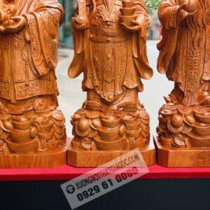 Tượng Tam Đa Phúc Lộc Thọ Đục Tay Nguyên Khối [21,500,000] (6)