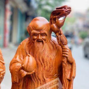 Tượng Tam Đa Phúc Lộc Thọ Đục Tay Nguyên Khối [21,500,000] (9)