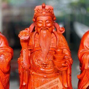 Tượng Tam Đa Phúc Lộc Thọ Gỗ Hương Cao 50 [21,500,000] (4)