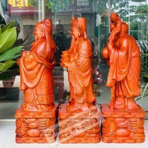 Tượng Tam Đa Phúc Lộc Thọ Gỗ Hương Cao 50 [21,500,000] (6)