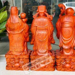 Tượng Tam Đa Phúc Lộc Thọ Gỗ Hương Cao 50 [21,500,000] (7)