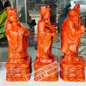Tượng Tam Đa Phúc Lộc Thọ Gỗ Hương Cao 50 [21,500,000] (8)