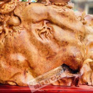 Tượng Tam Dương Khai Thái Gỗ Nu Hương Cao 96cm [31,600,000] (9)