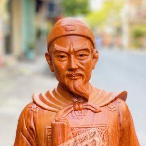 Tượng Trần Quốc Tuấn Gỗ Hương Đá Cao 1m [11,000,000] (4)