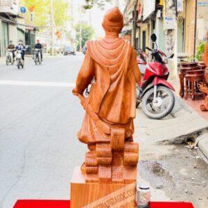 Tượng Trần Quốc Tuấn Gỗ Hương Đá Cao 1m [11,000,000] (5)