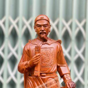 Tượng Trần Quốc Tuấn Gỗ Hương Ta Cao 60cm [6,000,000] (4)