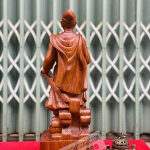 Tượng Trần Quốc Tuấn Gỗ Hương Ta Cao 60cm [6,000,000] (6)