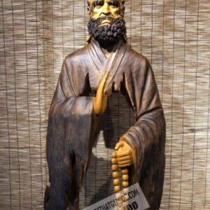 Tượng gỗ Bồ Đề Đạt Ma Ngồi Thiền cực đẹp [32,000,000] (2)