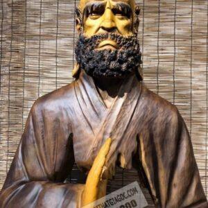 Tượng gỗ Bồ Đề Đạt Ma Ngồi Thiền cực đẹp [32,000,000] (3)