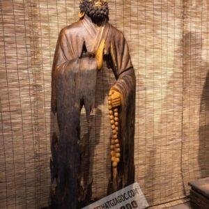 Tượng gỗ Bồ Đề Đạt Ma Ngồi Thiền cực đẹp [32,000,000] (5)