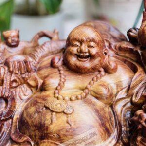 Tượng gỗ Phật Di Lặc Bê Thỏi Vàng Cực Đẹp [15,300,000] (5)