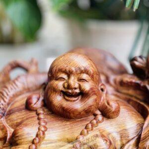 Tượng gỗ Phật Di Lặc Bê Thỏi Vàng Cực Đẹp [15,300,000] (6)