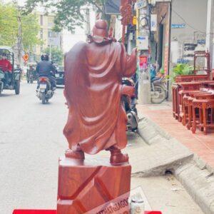 Tượng gỗ Quan Công Chống Đao Đế Tùng Cao 90 [11,600,000] (7)