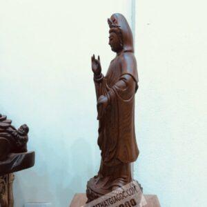 Tượng gỗ Quan Thế Âm Bồ Tát đứng đài sen cao 40 [2,500,000 ₫d_files (6)