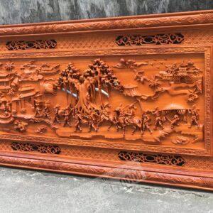 Tranh Vinh Quy Bái Tổ Gỗ Hương Cực Đẹp [11,500,000] (4)