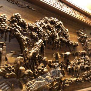 Tranh gỗ Vinh Quy Bái Tổ Hương Ta [88,000,000] (2)